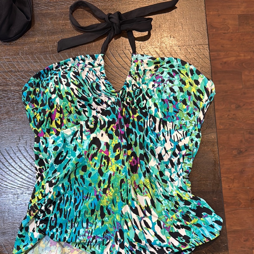 Multicolor Halter Top
